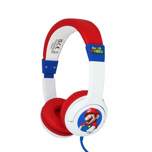 Otl Super Mario Hvide Børnehovedtelefoner Headset Geekd Dk