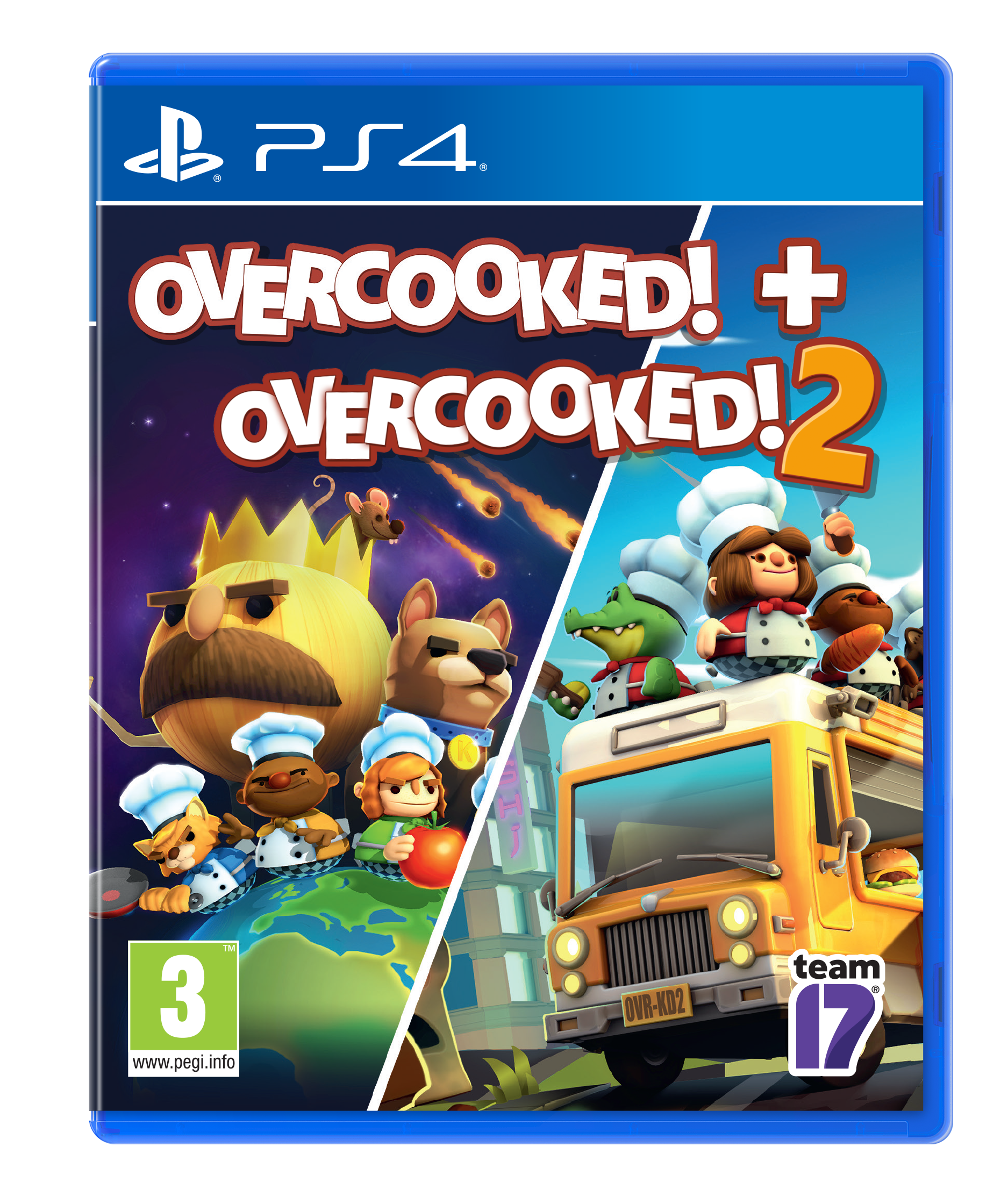 Overcooked     Overcooked       Double   Pack   Ps4   Spil   Geekd   Dk