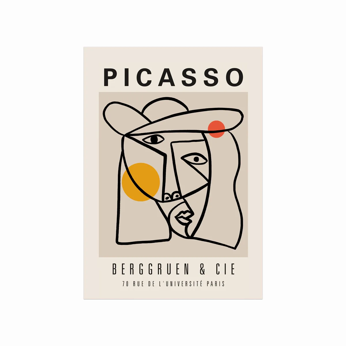 Pablo Picasso Plakat Berggruen Cie