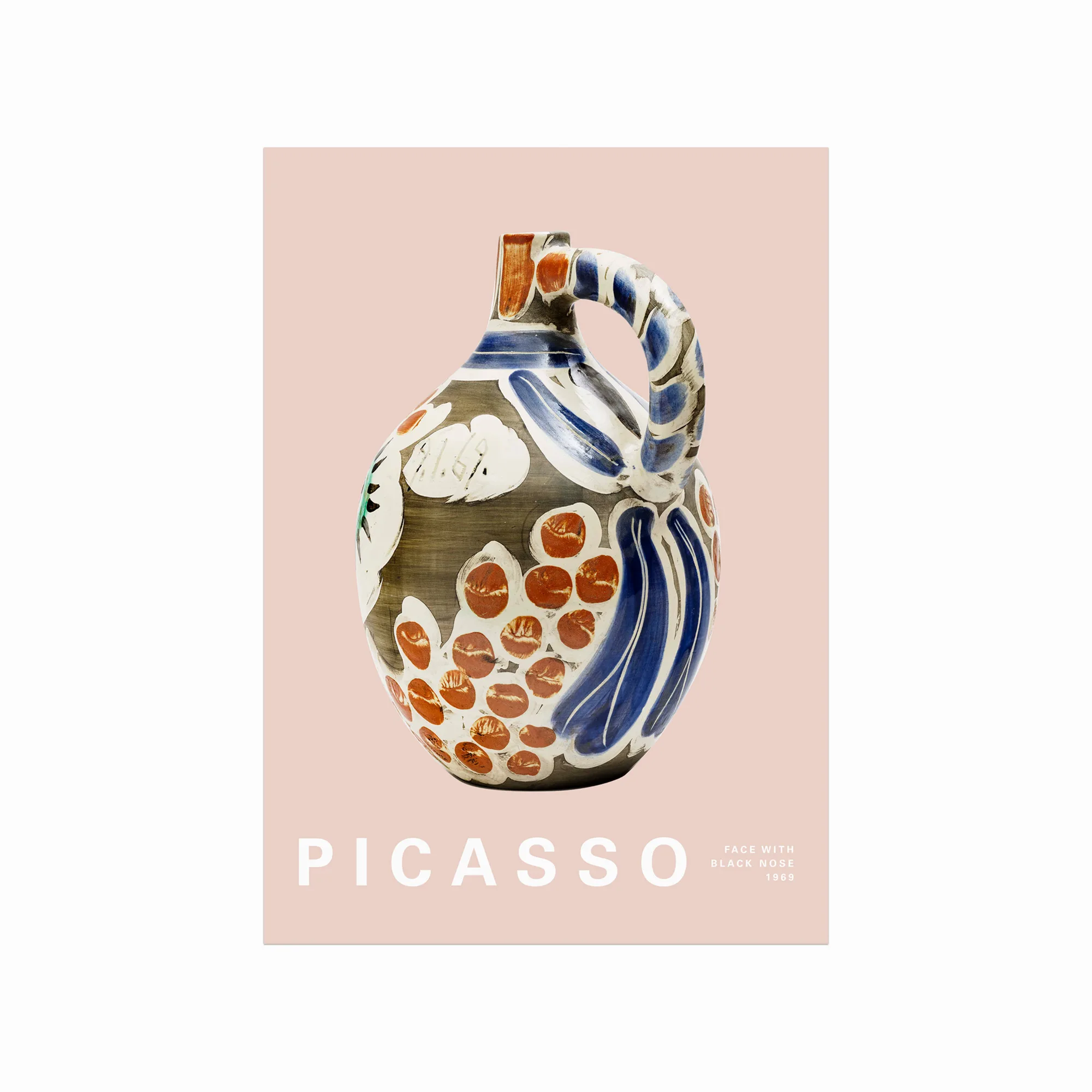 Pablo Picasso Plakat Face With Black Nose 02