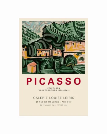 Pablo   Picasso   Plakat    Galerie   Louise   Leiris   01