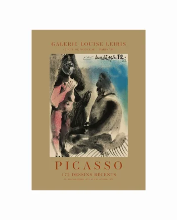 Pablo   Picasso   Plakat    Galerie   Louise   Leiris   02
