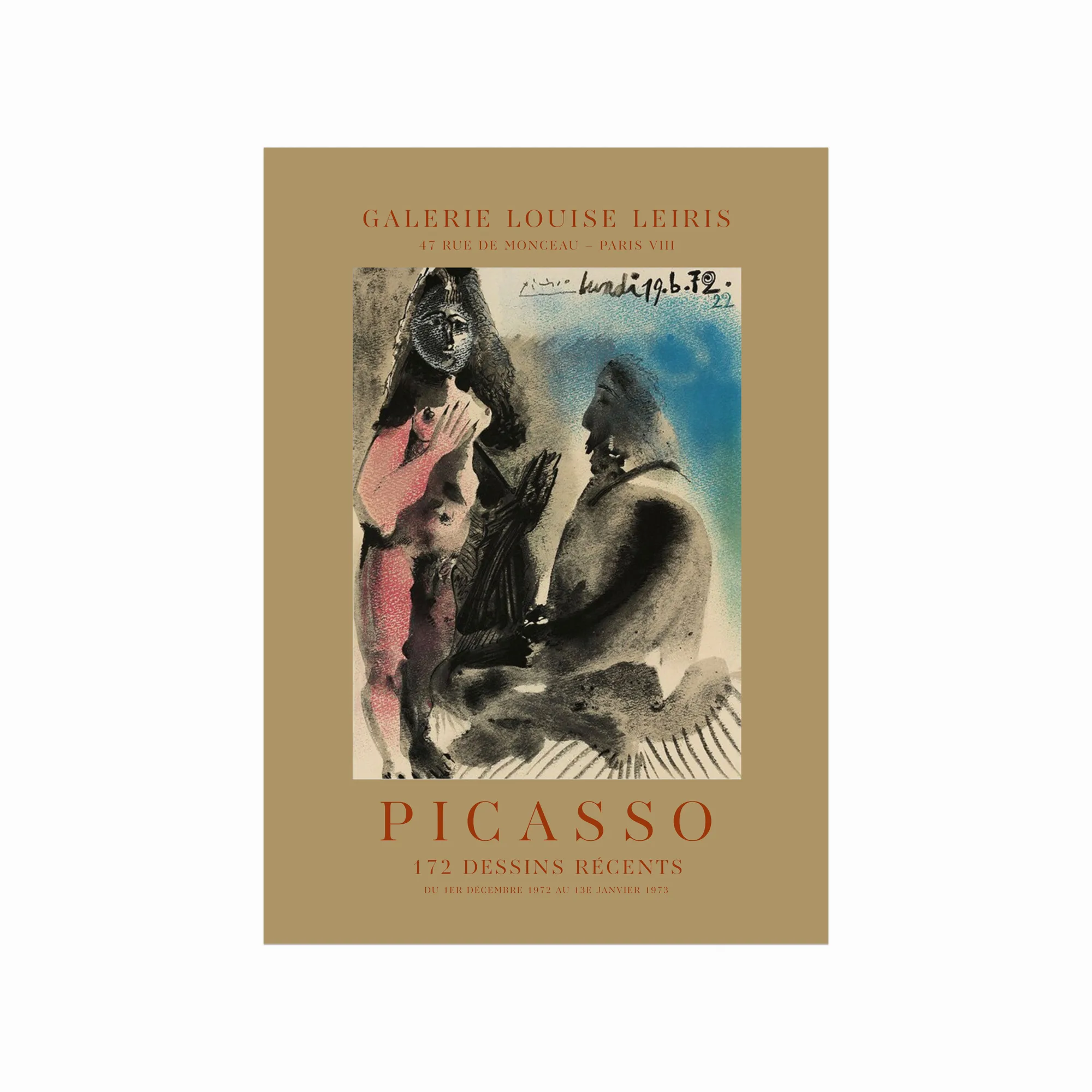 Pablo Picasso Plakat Galerie Louise Leiris 02