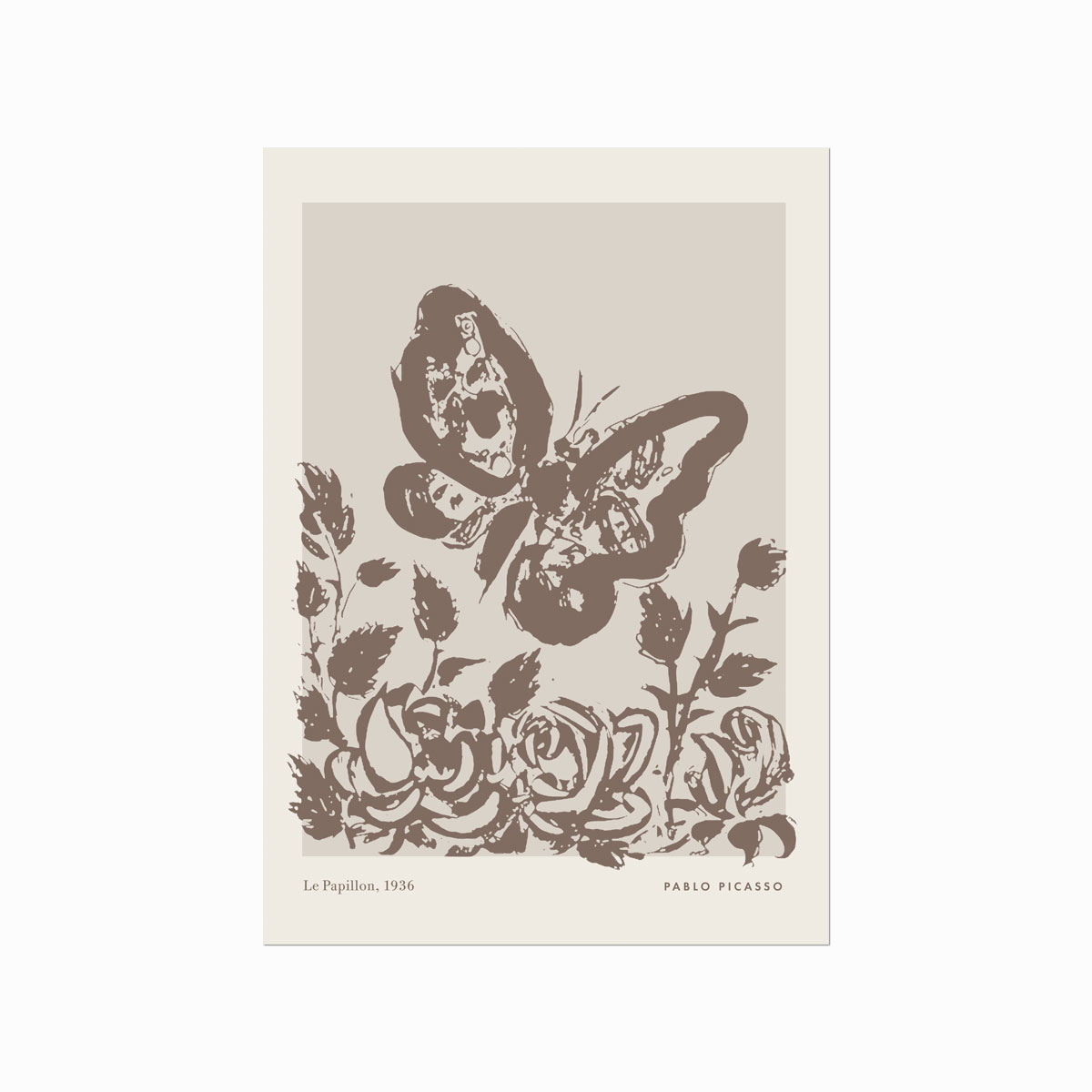 Pablo   Picasso   Plakat    Le   Papillon