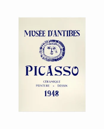 Pablo   Picasso   Plakat    Musée   D   Antibes