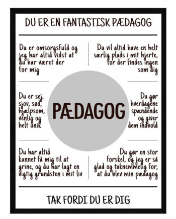 Pædagog   Plakat