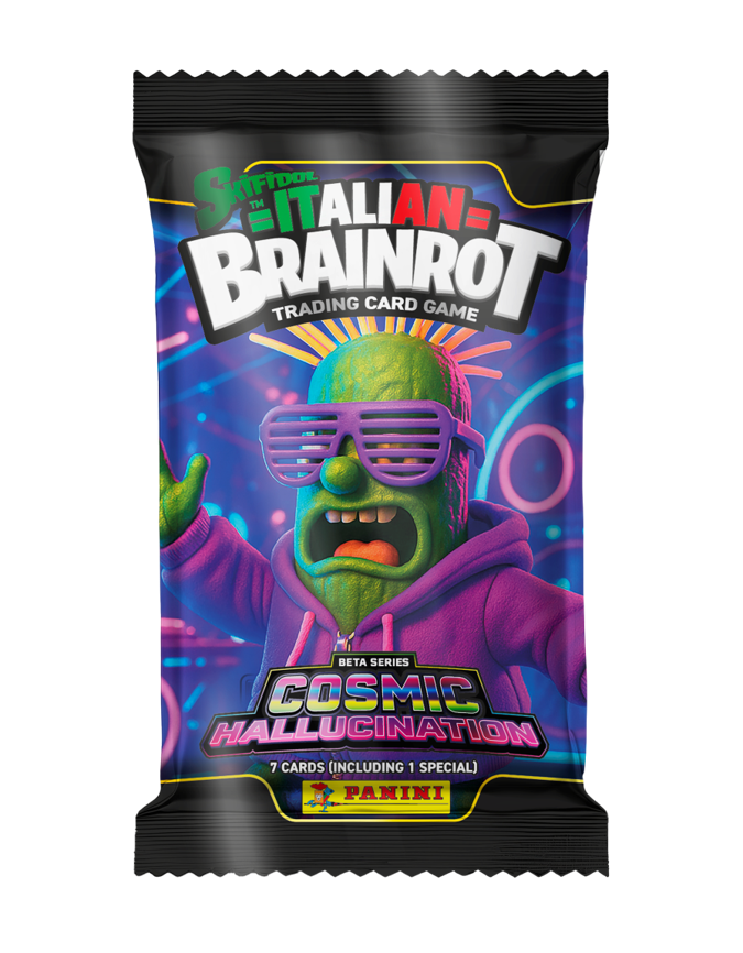Panini   Italian   Brainrot   Cosmic   Hallucination   Boosterpakke   Toys   Trading   Card   Geekd   Dk
