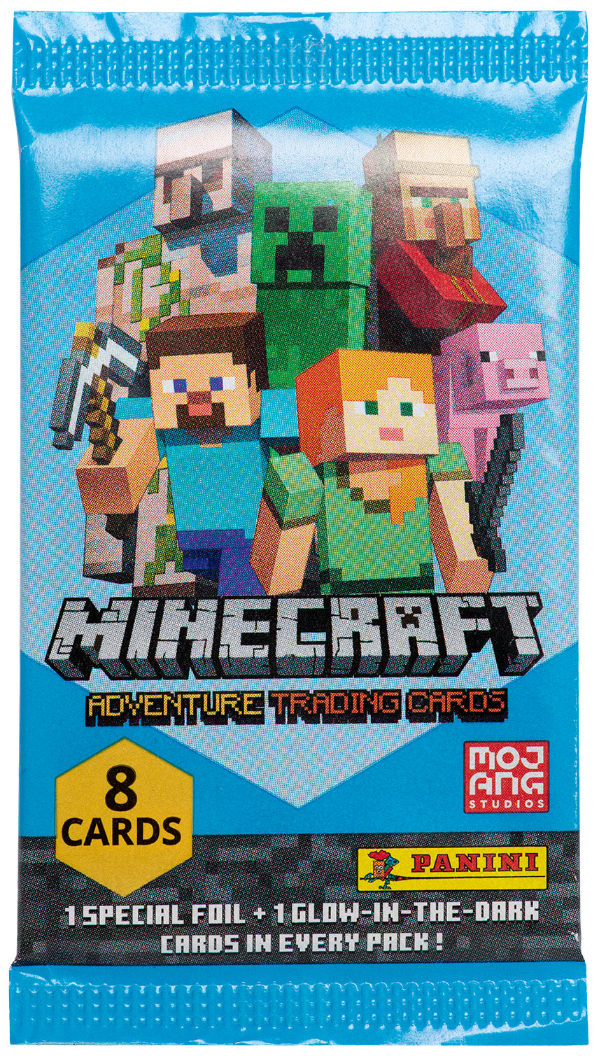 Panini   Minecraft   Trading   Cards     Flow   Pack        Kort    Spillekort   Geekd   Dk