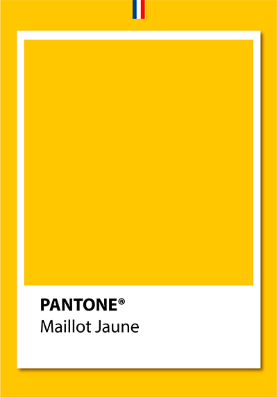 Pantone   Maillot   Jaune   Af   Plakatwerket