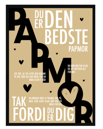 Papmor   Plakat   Personlig   Plakat