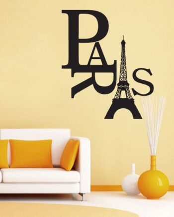 Paris   Med   Eiffeltårnet   Wallsticker