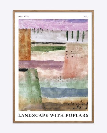 Paul   Klee   Landscape   With   Poplars