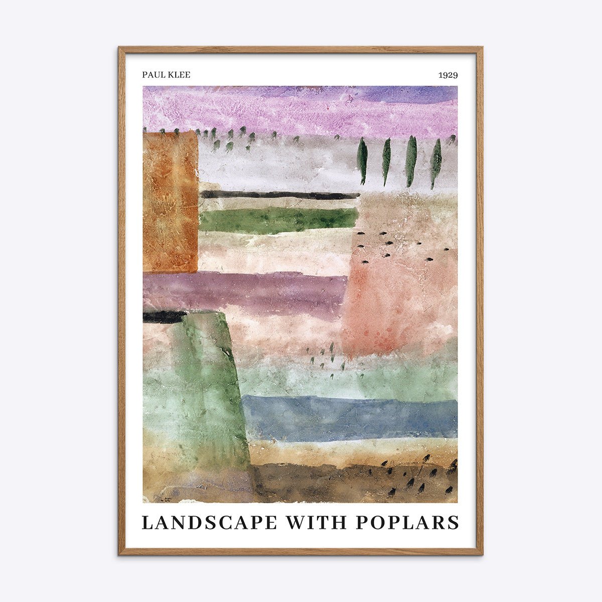 Paul   Klee   Landscape   With   Poplars