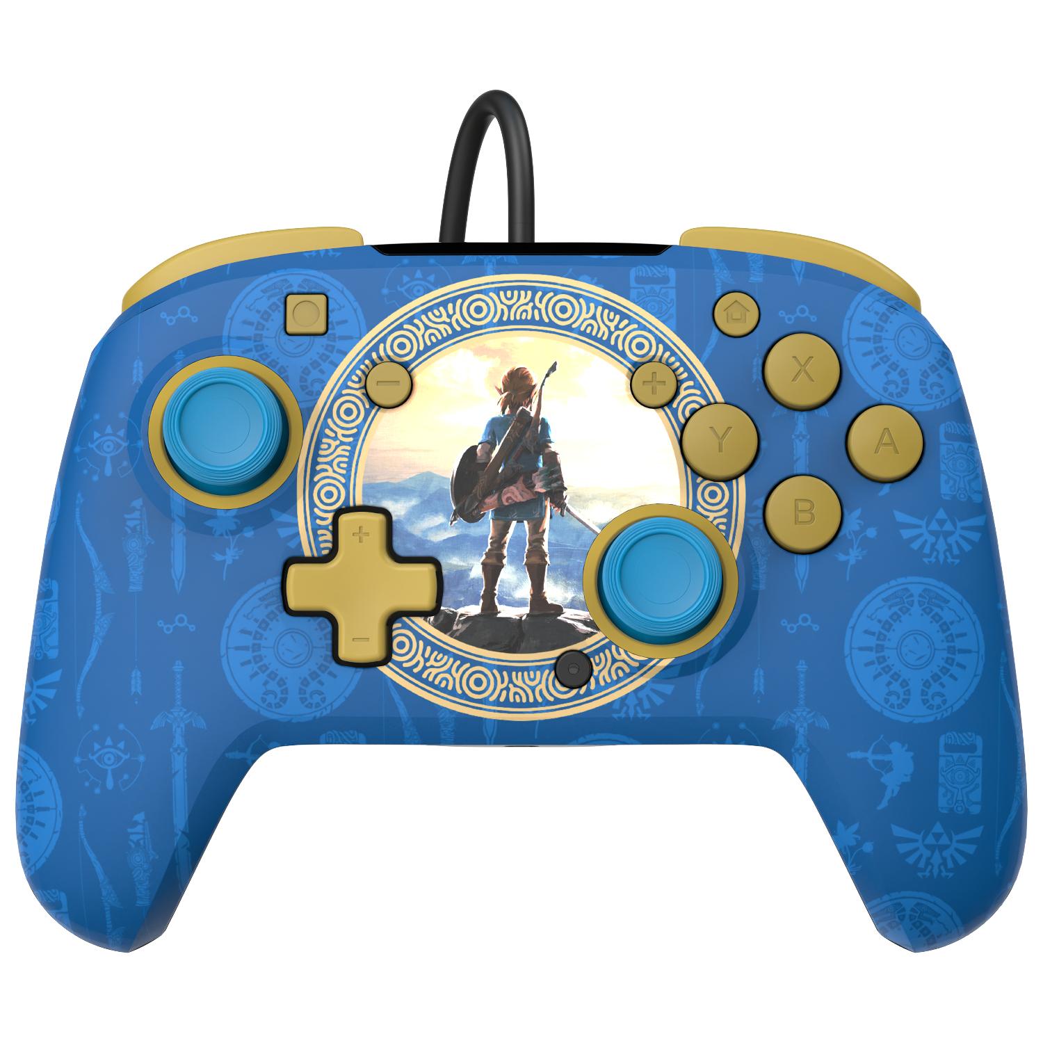 Pdp   Rematch   Kablet   Controller   Hyrule   Blå   Geekd   Dk