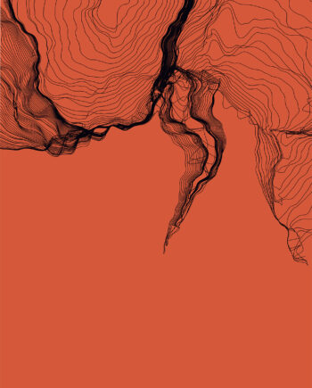 Pencil   Lines   Orange   Af   Plakatwerket