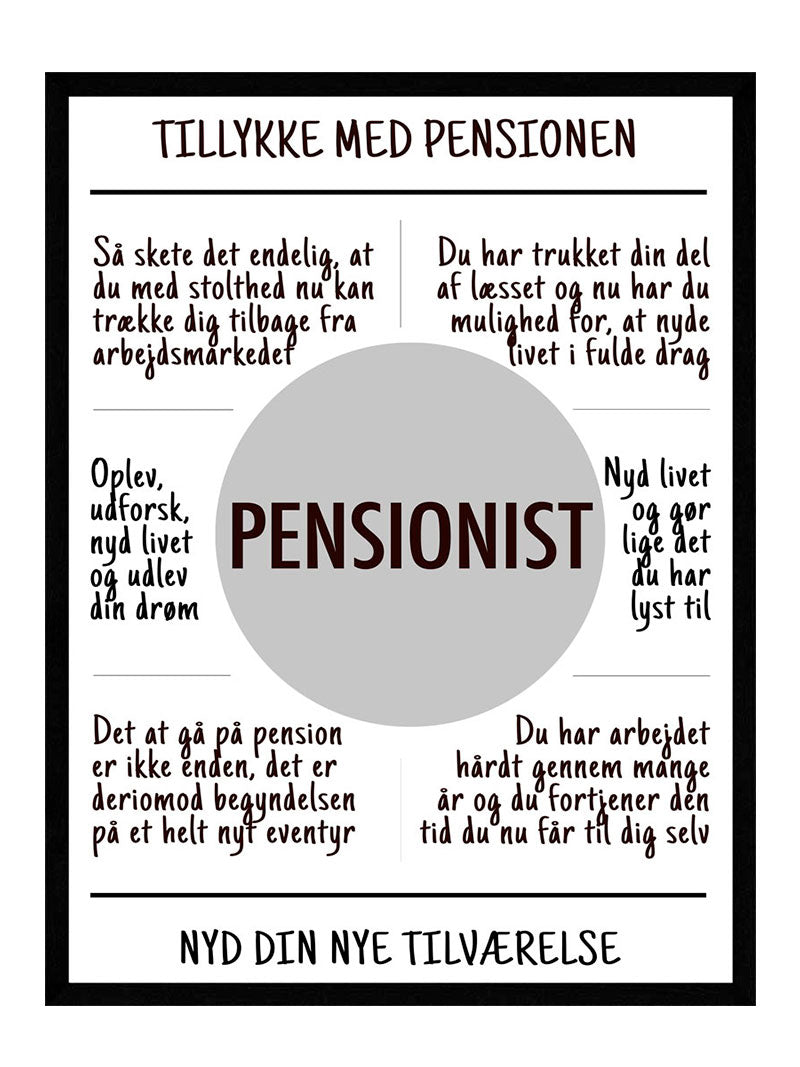 Pensionist   Plakat