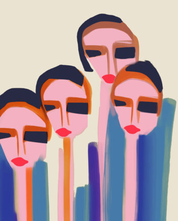 People   Of   Four   Af   Få   Mu   Illustrations
