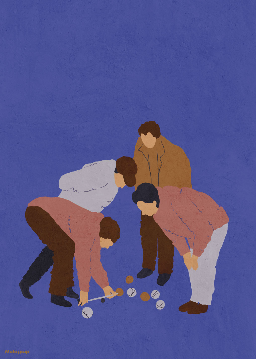 Petanque   Blå   Af   Maladroit