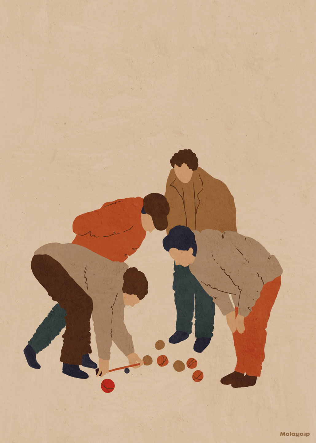Petanque   Brun   Af   Maladroit