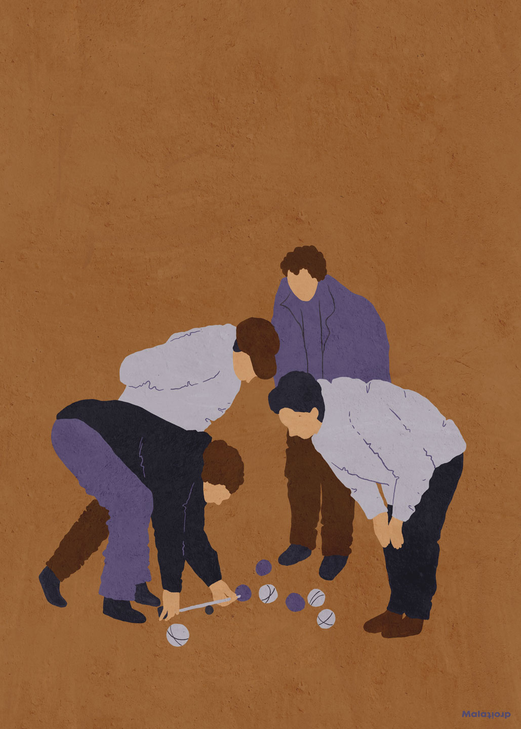 Petanque   Orange   Af   Maladroit
