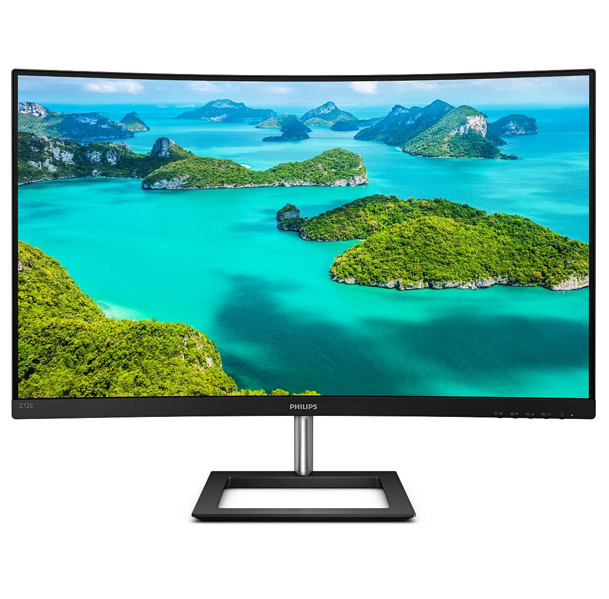 Philips E - Line 272e1ca 27 1920 X 1080 Full Hd Vga Hd - 15 Hdmi Displayport 75hz