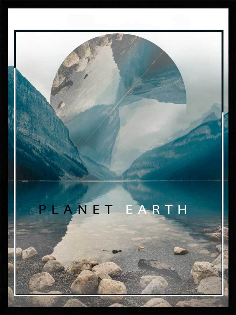 Planet Earth Natur Plakat