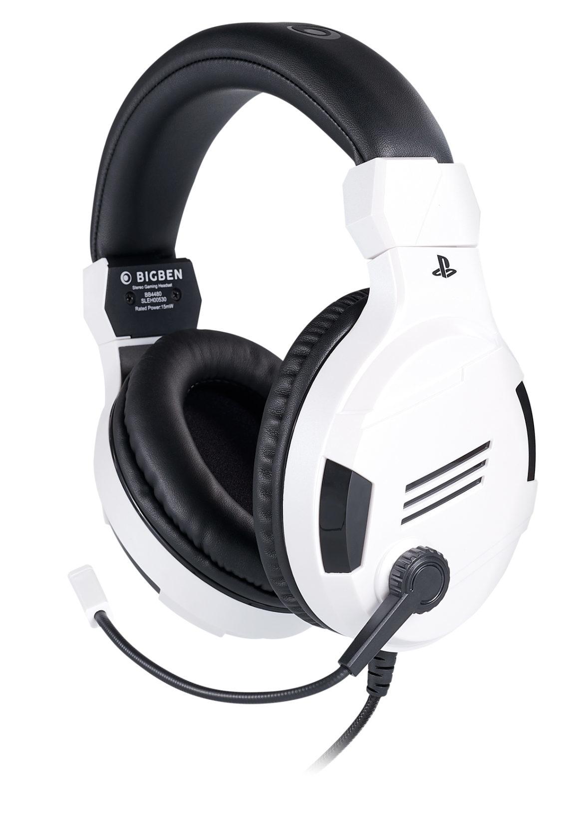 Playstation       Hw   Bigben   Stereo   Gaming   Headset   V3    White    Geekd   Dk