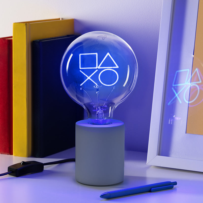Playstation   Led   Neonpære   Lampe   Geekd   Dk