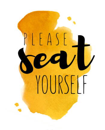 Please   Seat   Yourself   Gul   Af   Pluma   Posters