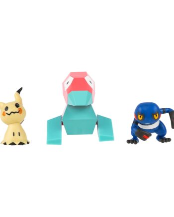 Pokémon   Battle   Figure     - Pack     Mimikyu    Porygon     Croagunk   Merchandise   Geekd   Dk