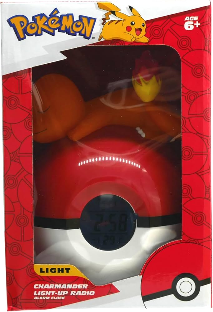 Pokémon   Charmander   Vækkeur   Med   Lys   Geekd   Dk