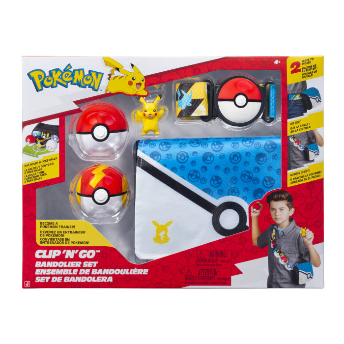 Pokémon   Clip   N   Go   Bandolier   Set   Pikachu   Merchandise   Geekd   Dk