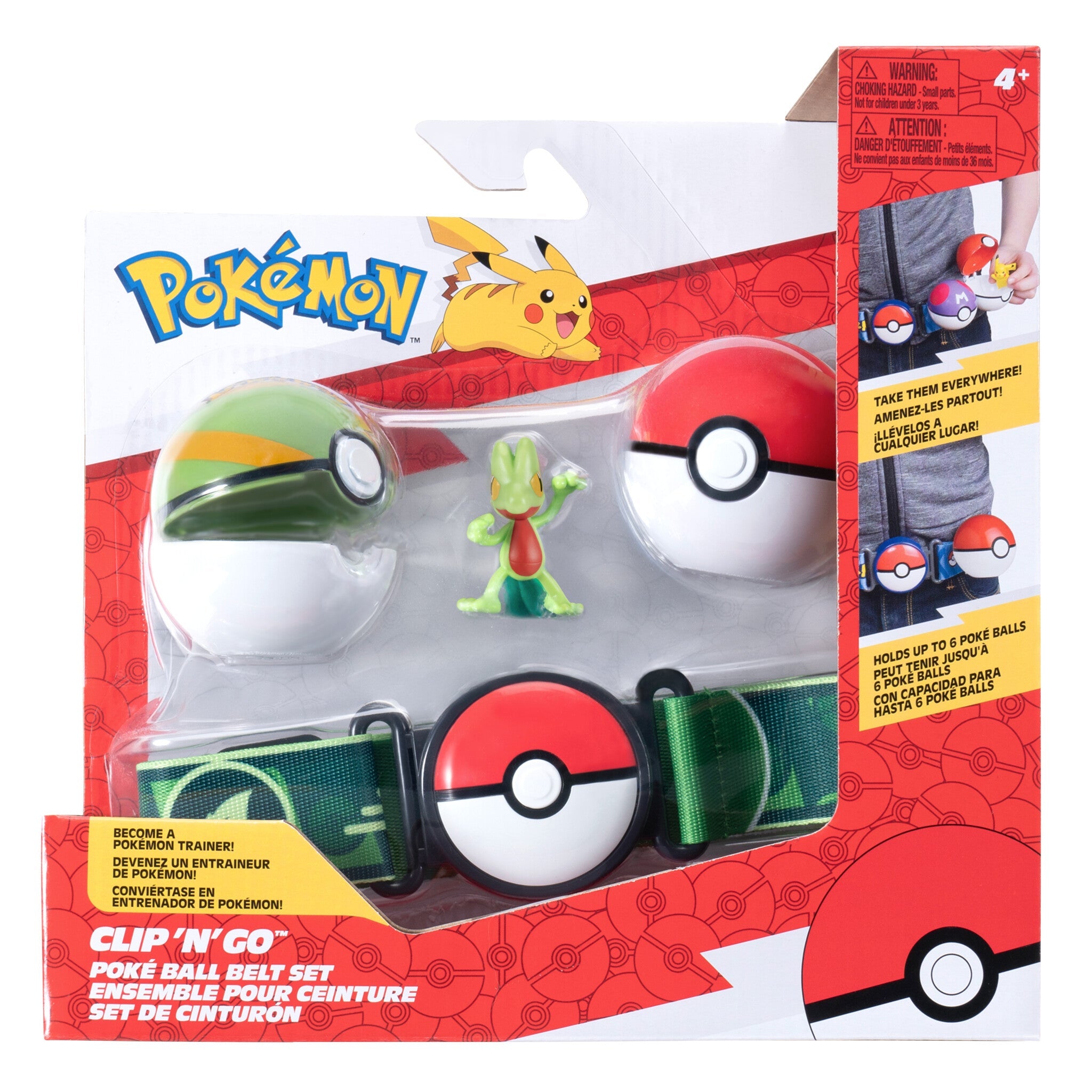 Pokémon   Clip   N   Go   Belt   Set   Treecko   Merchandise   Geekd   Dk