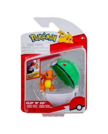 Pokémon   Clip   N   Go   Charmander   With   Friend   Ball    Pkw4162    Merchandise   Geekd   Dk