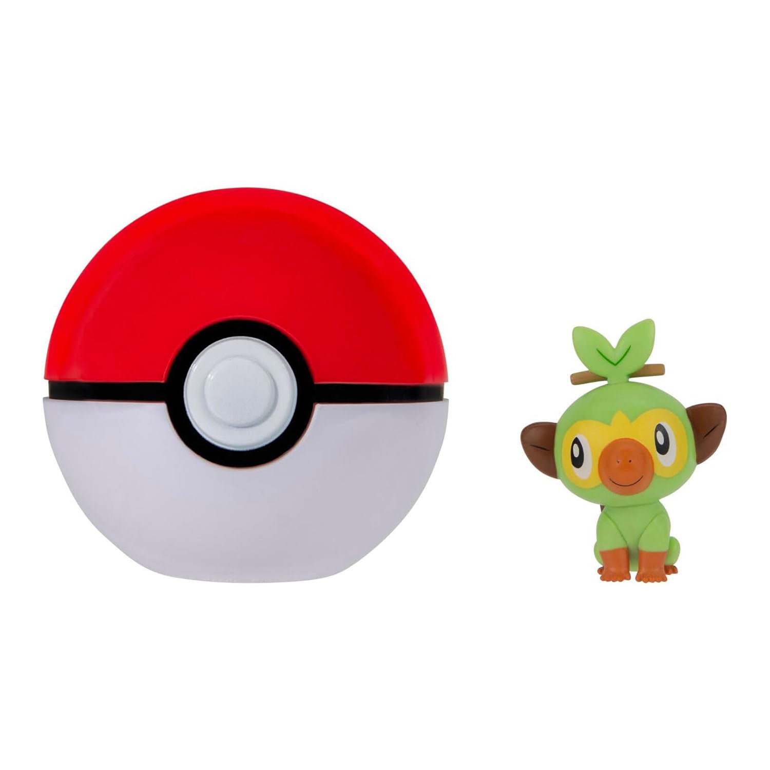 Pokémon   Clip   N   Go   Grookey   Poke   Ball    Pkw4157    Merchandise   Geekd   Dk