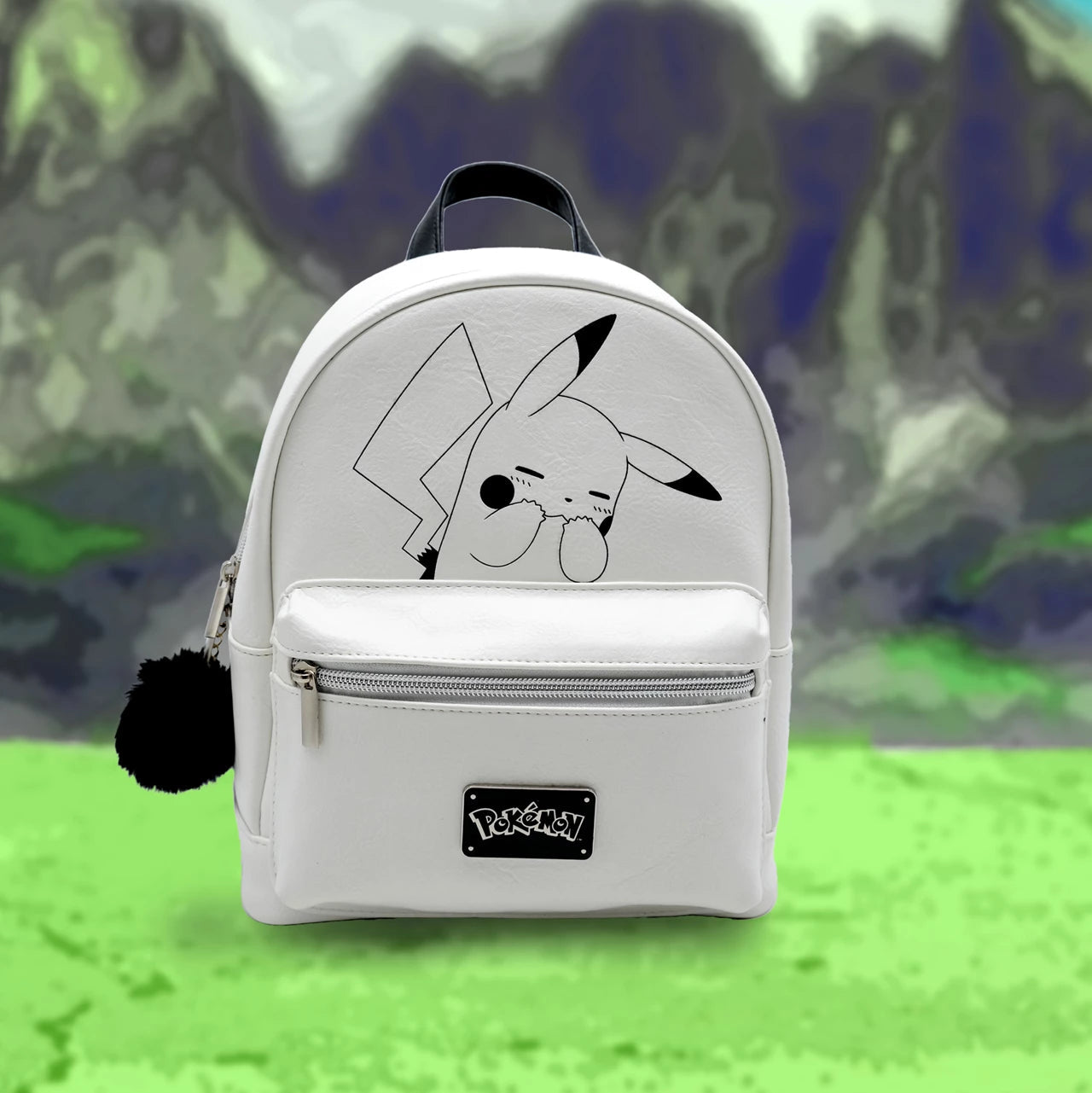 Pokémon   Pikachu   Backpack   White   28cm   Merchandise   Geekd   Dk