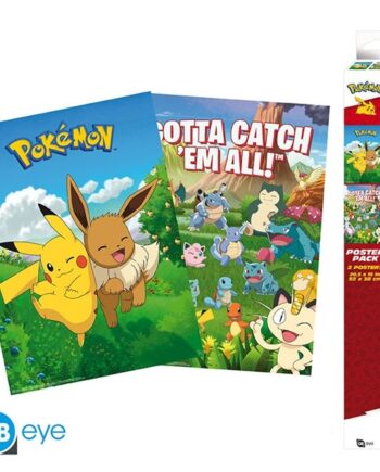 Pok   195   169   Mon   Pikachu   Poster   Plakat   52x38cm