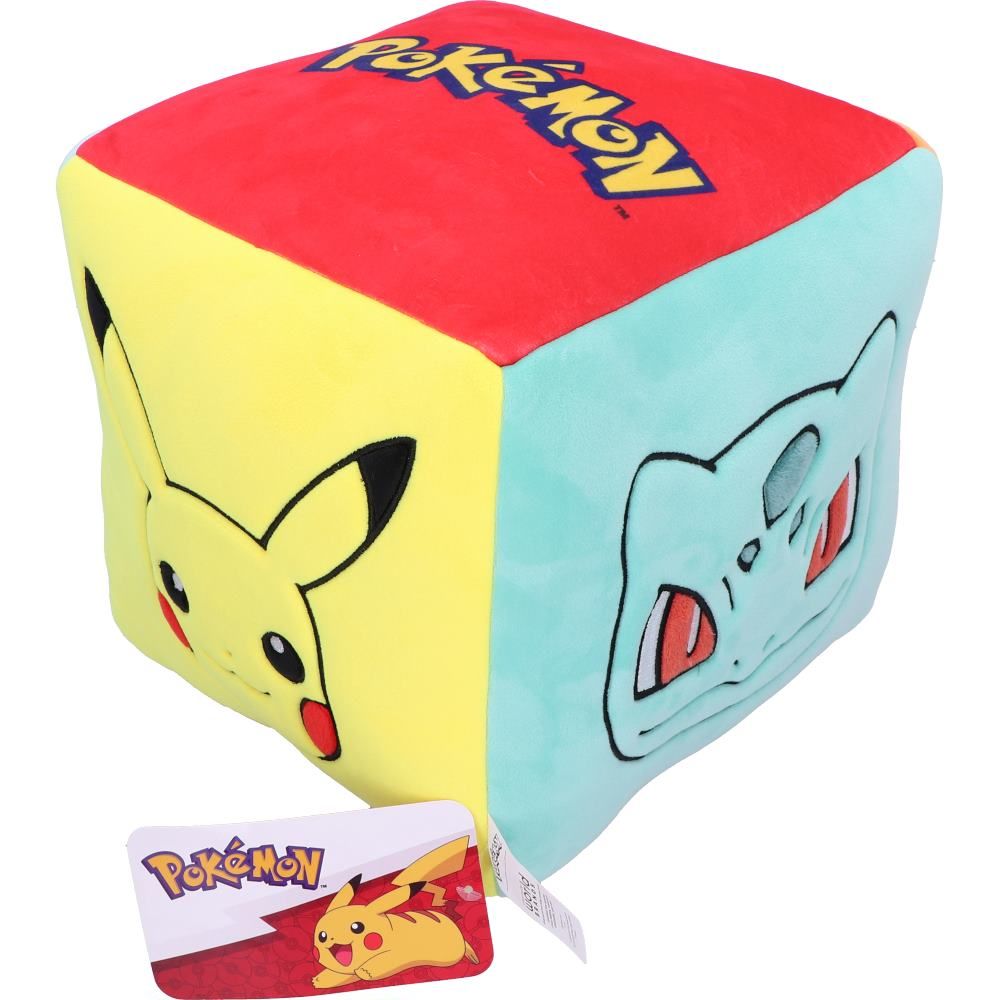 Pokémon   Starter   Cube   Cushion   25cm   Legetøj   Geekd   Dk