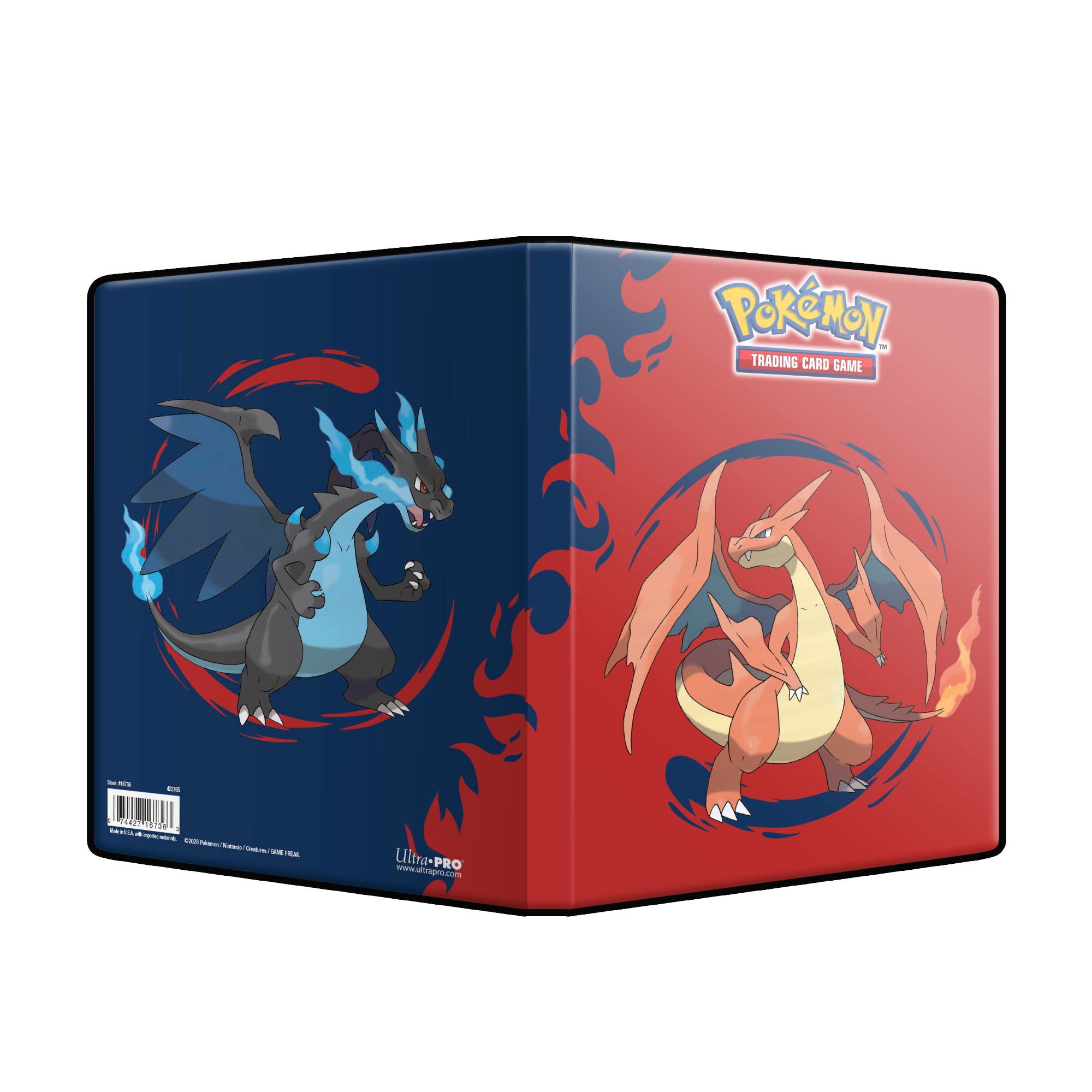 Pokémon     - Pocket   Portfolio   Mega   Charizard   X   Y   Toys   Trading   Card   Geekd   Dk