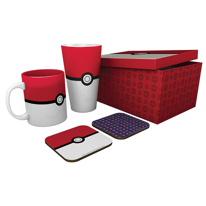 Pokemon   Pack   Glass     Mug         Coasters   Pokéball   X    Merchandise   Geekd   Dk