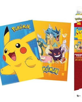 Pokemon   Set       Posters   Colourful   Characters    52x38    Merchandise   Geekd   Dk