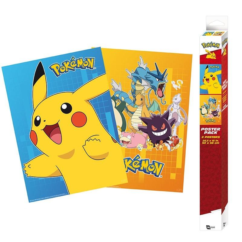 Pokemon   Set       Posters   Colourful   Characters    52x38    Merchandise   Geekd   Dk