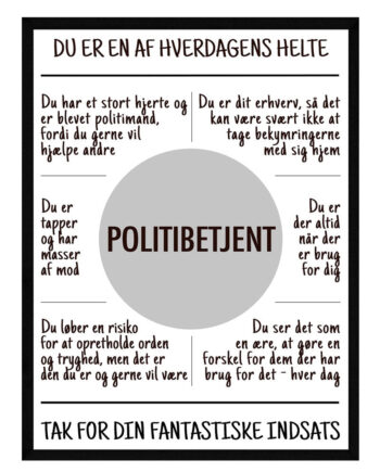 Politibetjent   Plakat