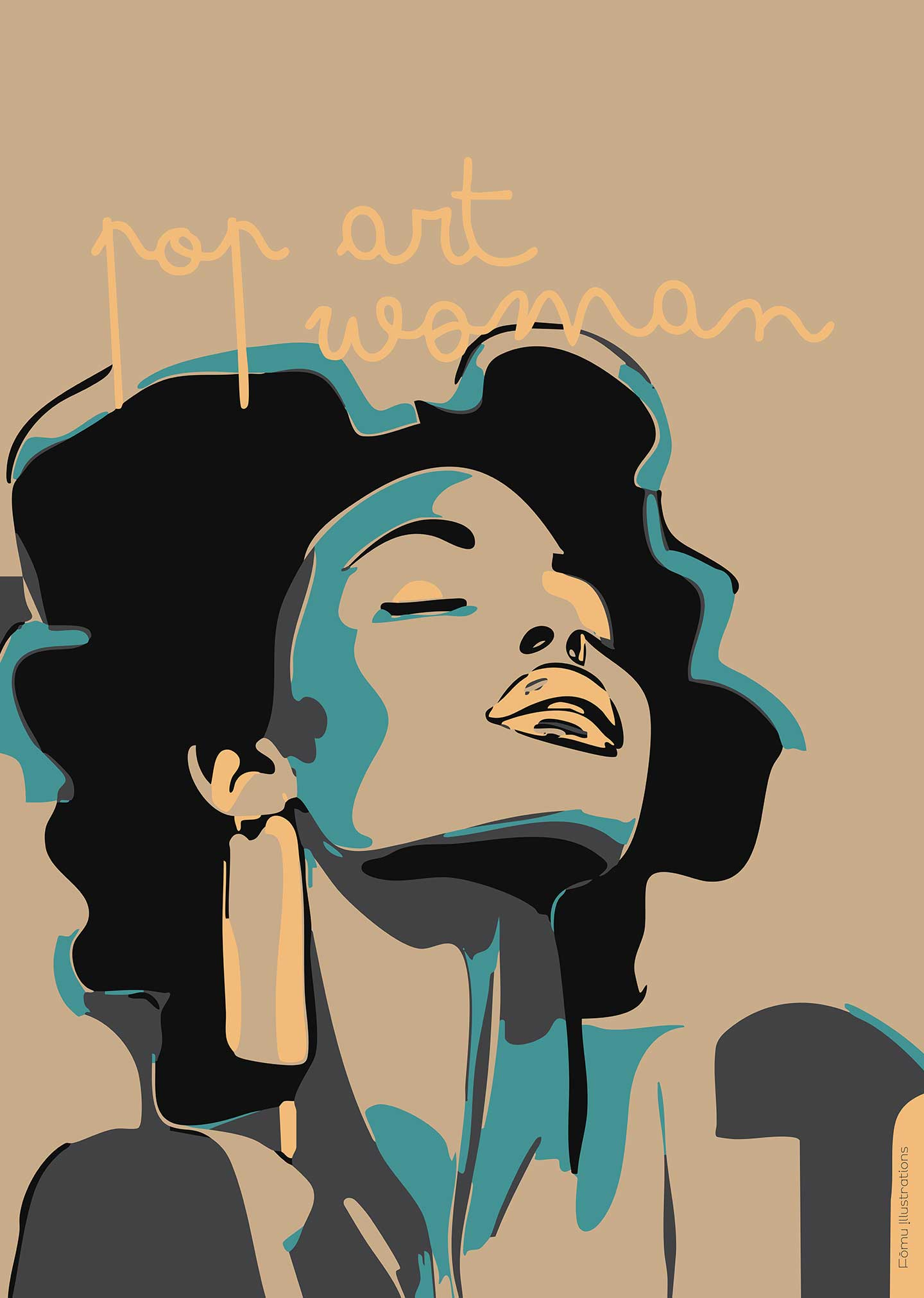 Pop   Art   Singer   Af   Få   Mu   Illustrations