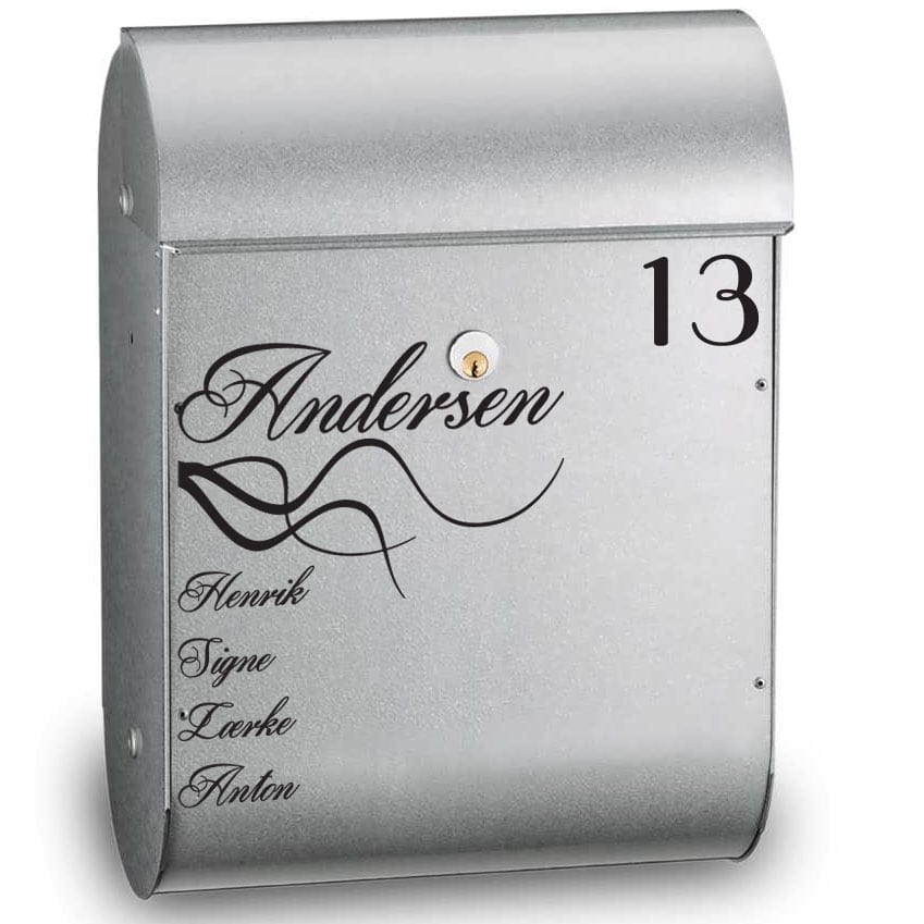 Postkasse   Gren   Wallsticker