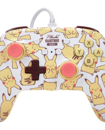 Powera   Nsw   Enhanced   Kablet   Controller   Pikachu   Blush   Geekd   Dk
