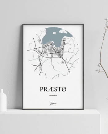Præstø Plakaten Hvid