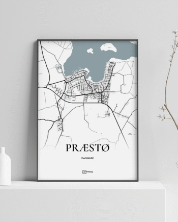 Præstø Plakaten Hvid