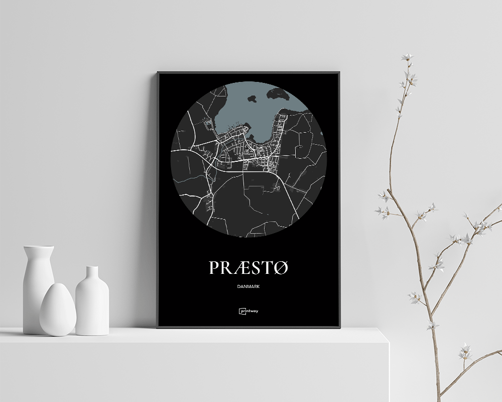 Præstø Plakaten Sort
