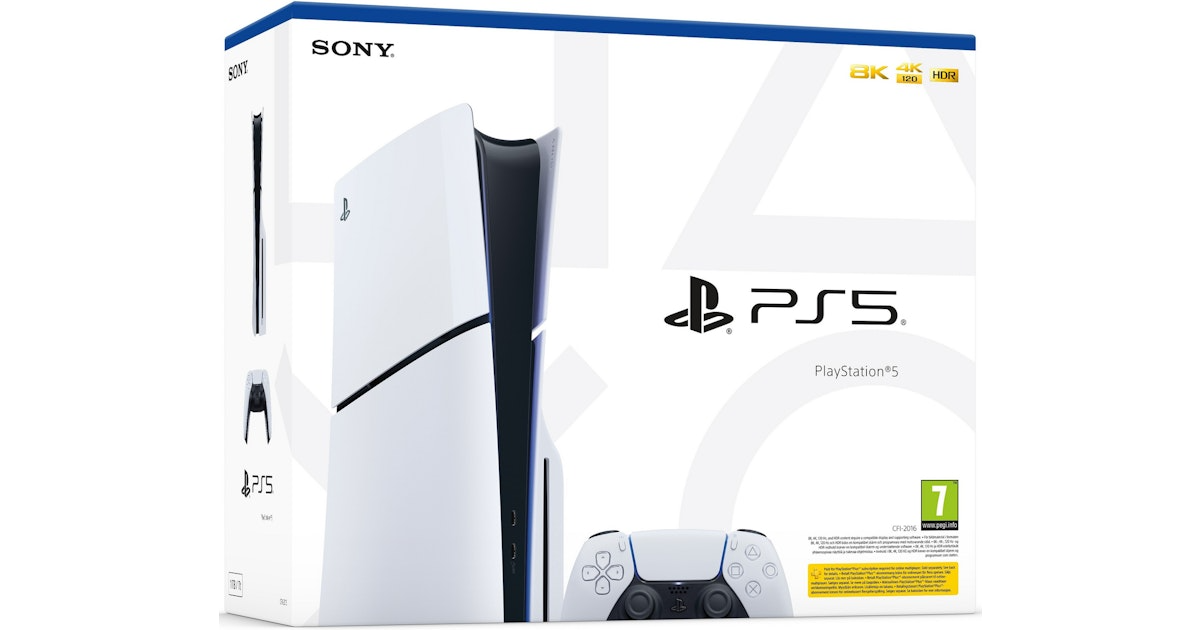 Ps5   Standard   Slim   1tb   Playstation       Konsol   Geekd   Dk
